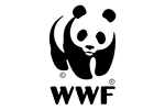The WWF logo featuring a giant panda representing the global environmental charities supported by our ethical event drinks