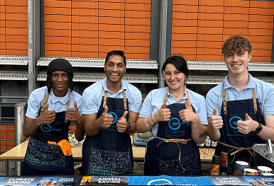 BetterWorld's professionally trained bartenders, including team members overcoming adversity