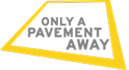 The Only A Pavement Away logo representing our partnership with charities that support vulnerable staff and people experiencing homelessness